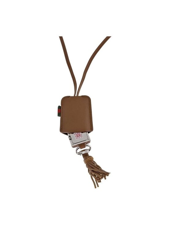 NWT Gucci 1932 Camel Brown Pendant Ladies Watch